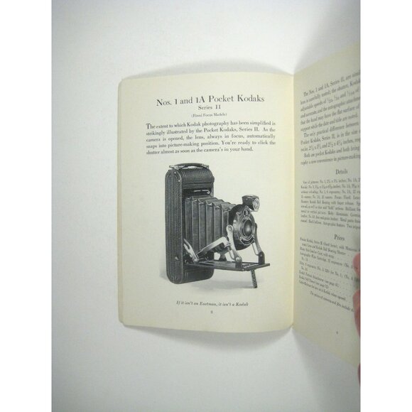 Vintage 1924 Kodak Catalog Eastman Kodak Co Camera Supplies Booklet READ - Picture 7 of 11